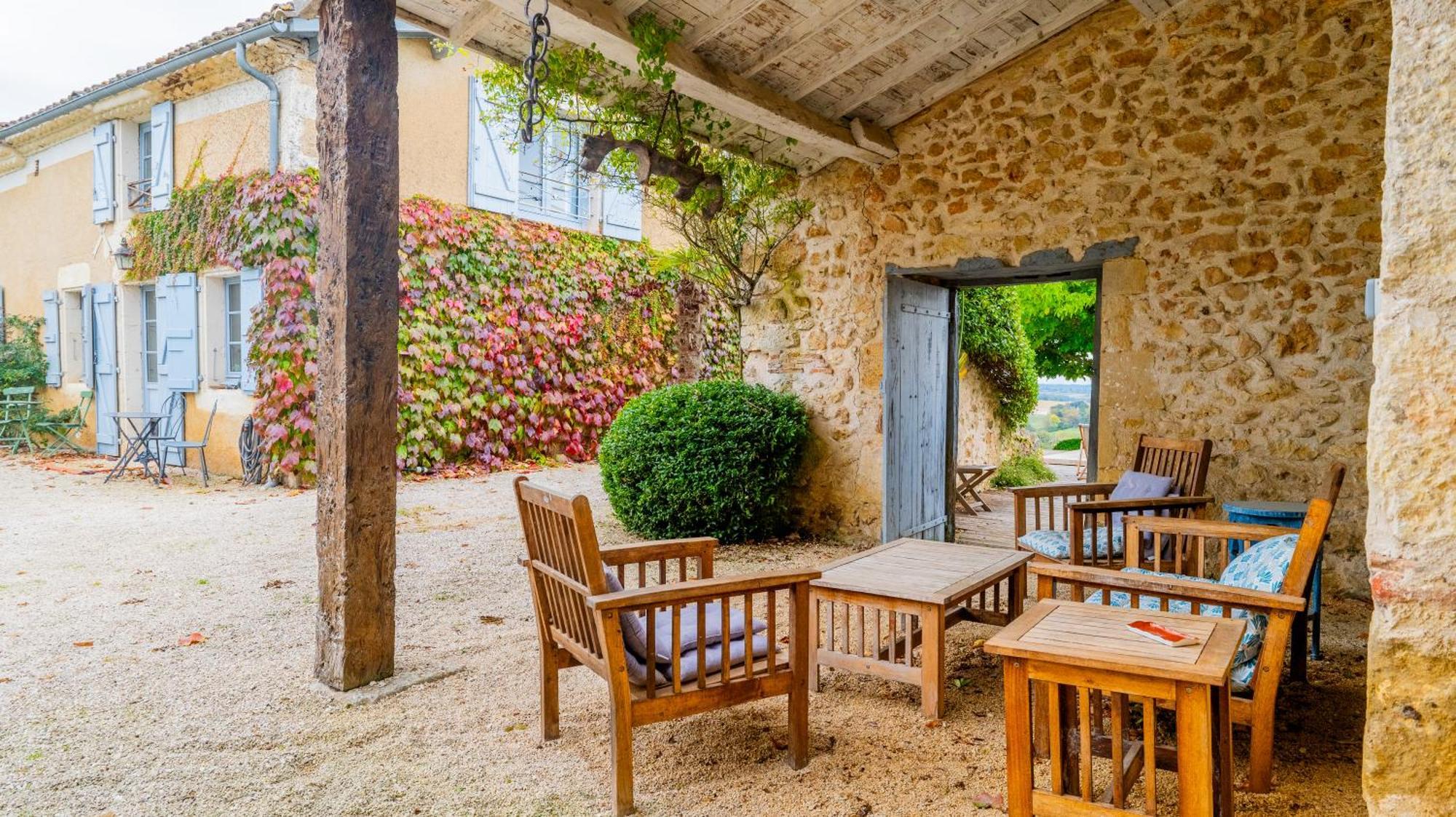 Bed and Breakfast Propriété Le Monneton Sainte-Christie Exterior foto