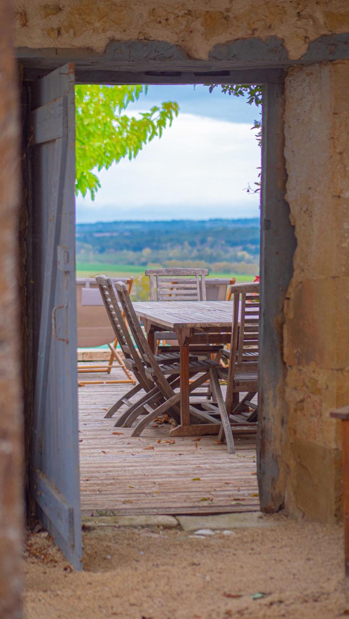 Bed and Breakfast Propriété Le Monneton Sainte-Christie Exterior foto