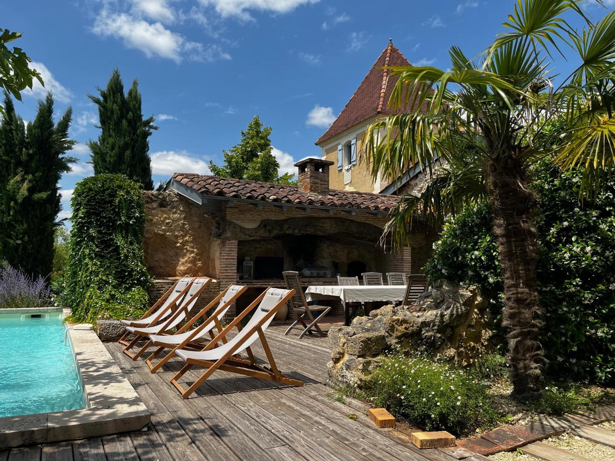 Bed and Breakfast Propriété Le Monneton Sainte-Christie Exterior foto